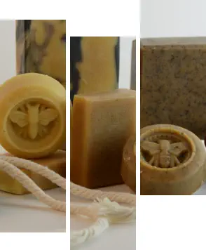 verschiedene Naturseifen